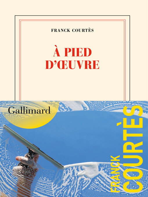 Title details for À pied d'œuvre by Franck Courtès - Available